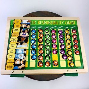 Melissa & Doug Responsibility Chart Replacement MAGNETS ONLY- NO BOARD!